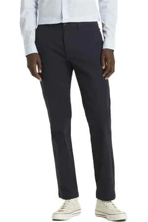 Dockers Smart 360 Flex Chino Slim Casual Pants, ( Navy), 36W / 32L Uomo