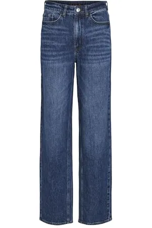 VILA Vikelly Jaf HW Straight Jeans-Noos, , 34W x 32L Donna