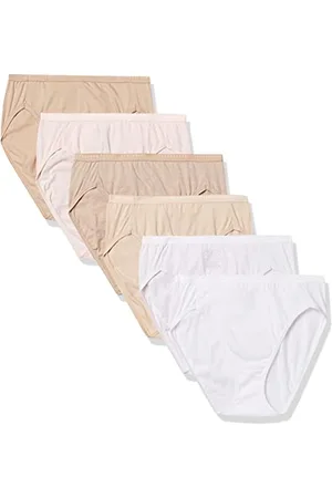 Hanes Womens Ultimate Breathable Cotton Hi-Cut 6-Pack, 10
