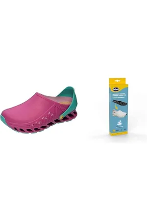 Scholl Evoflex Fuchsia Solette Antistatiche PRO in Memory Cushion per Evoflex - Fuchsia/Nero
