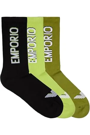 Emporio Armani 3-Pack Socks Short Calzini, , Taglia Unica Uomo