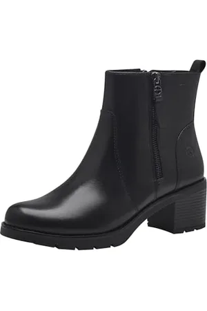 Tamaris Comfort-Stivali da Donna Eleganti con Tacco e Duo-Tex, Moda, Nero-Nappa, 39 EU