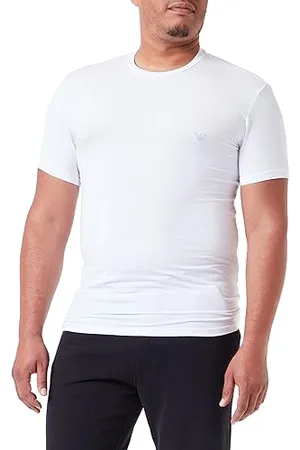 Emporio Armani Maglietta da Uomo con Scollo a V Soft Modal T-Shirt, , S