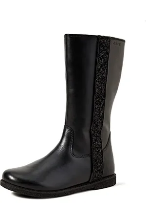Geox Bambina J Shawntel Girl D Stivali Bambine e ragazze, (Black), 24 EU