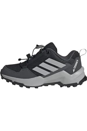 adidas Terrex AX4S Speed Lacing Hiking Shoes Kids, Scarpe da Trekking, Core Black/Grey Two/Grey Six, 28.5 EU