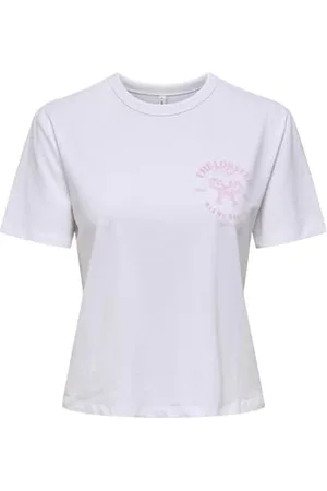 ONLY Onldina Life S/S Club Top Box Jrs, , S Donna