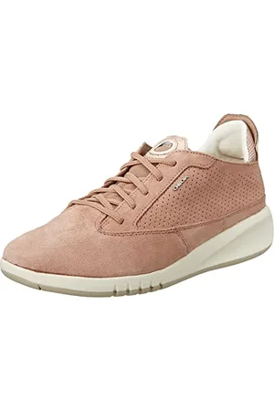 Geox D Aerantis A, Scarpe da Ginnastica Donna, Rosa (Dk Rose), 37 EU