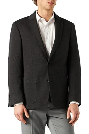 Bugatti 898133-89400 Blazer Casual, Grigio Scuro, 34 Uomo