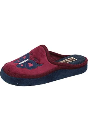 Manitu Home 330165, Pantofole Donna, Rosso (Rot 41), 36 EU