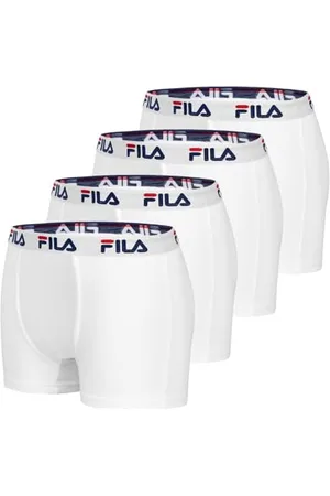 Fila Fi/1bcx4/Fu5016 Boxer Corti, (Wh), M (Pacco da 4) Uomo