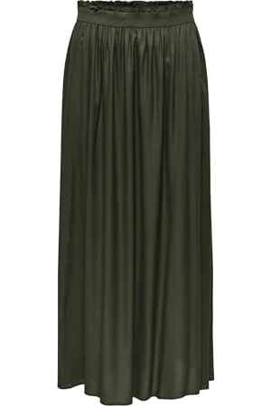 ONLY Onlvenedig Life Long Skirt Wvn Noos Gonna Plissettata Lunga con Elastico in Vita per Adolescenti, , S Donna