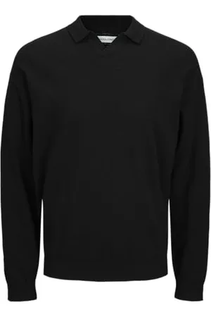 JACK & JONES Jjcolin Slub Knit Polo LS, , XL Uomo