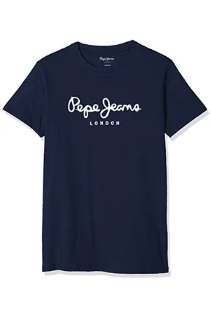 Pepe Jeans Art N, T-Shirt Bambini e ragazzi, (Navy),18 anni