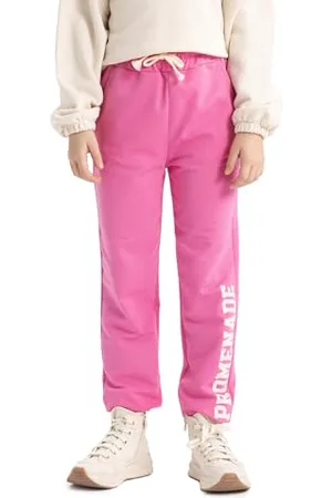 DeFacto Pantaloni sportivi per ragazze - comodi pantaloni in tuta e pantaloni da allenamento per bambini attivi - pantaloni sportivi per ragazze