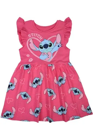 Disney Set di Abbigliamento Lilo & Stitch Vestito di Bambini, Ragazza, , 4 Years Unisex Kids