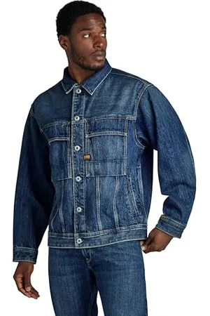 G-Star Uomo Oversized Denim Jacket, (worn in sentry blue D24332-D577-G334), L