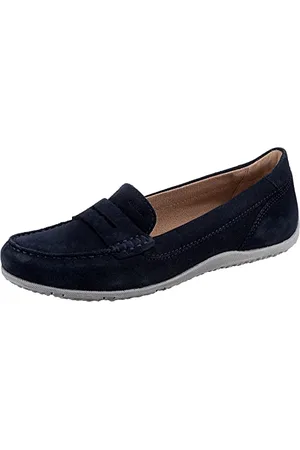 Geox Donna D Vega Moc A Mocassini, Blu (Navy), 37.5 EU