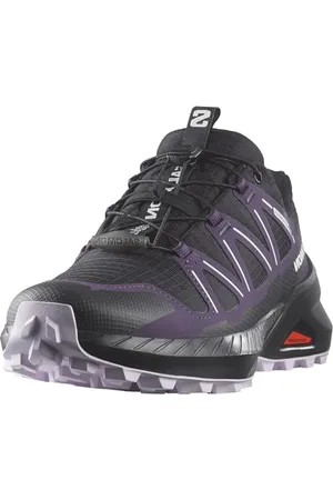 Salomon Speedcross Peak Clima Scarpe Impermeabili da Trail Running da Donna, Calzata precisa, Protezione su tutti i terreni, Grip attivo, Black/Nightshade/Orchid Petal, 44 EU