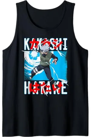 Naruto Shippuden Kakashi Lanciando Lightning Anime Canotta