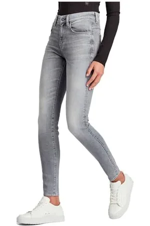 G-Star Donna Lhana Skinny Jeans, (sun faded glacier grey D19079-A634-C464), 28W / 32L