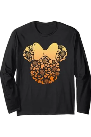 Disney Minnie Mouse Halloween Ghosts & Pumpkins Gradient Maglia a Manica