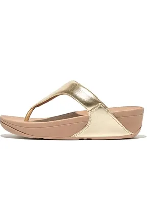FitFlop Lulu Leather Toepost, Infradito Donna, , 42 EU
