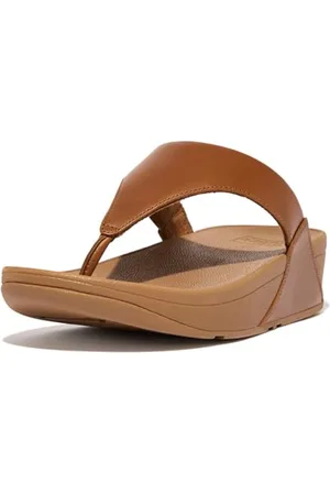 FitFlop Lulu Leather Toepost, Infradito Donna, , 40 EU