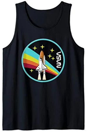 Nasa Shuttle Launch Into Rainbow Graphic Canotta