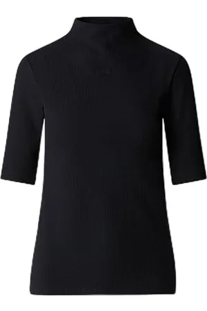 The North Face NF0A89C3JK3 W S/S Mock Neck Slim Tee T-Shirt Donna Taglia S