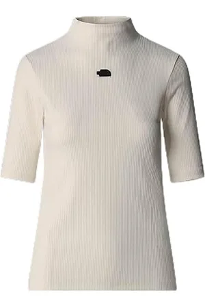 The North Face NF0A89C3QLI W S/S Mock Neck Slim Tee T-Shirt Donna Taglia M