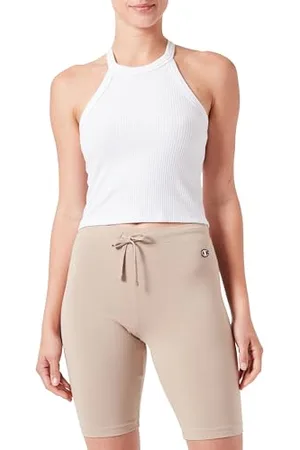 Champion Legacy Icons W-Tight Cotton Lycra Pantaloncini, , L Donna