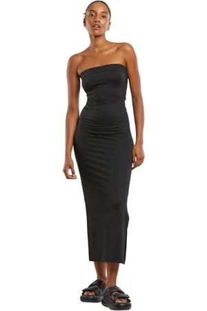 Urban classics Tb7468-ladies Bandeau Midi Dress NAN, , XS Donna