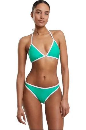 Urban classics Tb7483-ladies Retro Triangle Bikini Parte Superiore, , M Donna