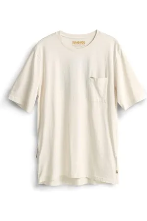 Fjällräven Fjäll Räven T-Shirt aus Bio-Baumwolle mit Reißverschlusstasche, , M Uomo
