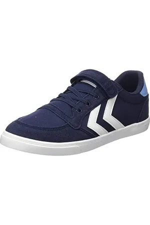 Hummel Slimmer Stadil Low Jr, Scarpe da Ginnastica Basse, Unisex - Bambini e ragazzi, Nero (Black Iris), 28 EU