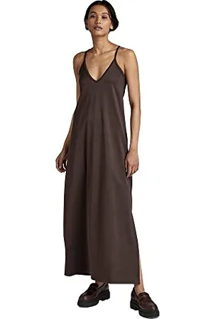 G-Star Donna Slip Dress Loose, (chocolat D22542-C813-285), M