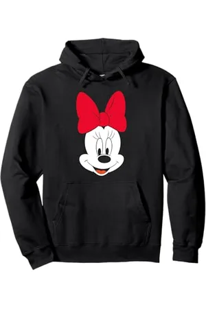 Disney Minnie Mouse Big Face Felpa con Cappuccio