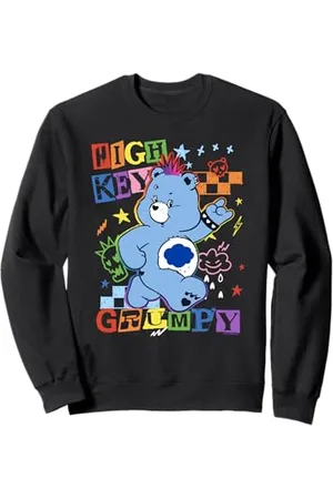 Care Bears High Key Grumpy Retro Punk Poster Felpa