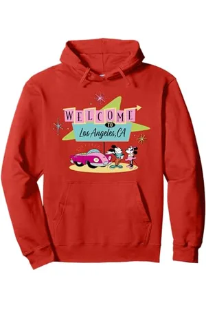 Disney "Welcome to Los Angeles" land Celebration Retro Felpa con Cappuccio