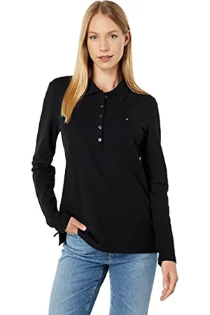 Tommy Hilfiger Polo a Maniche Lunghe da Donna, , M
