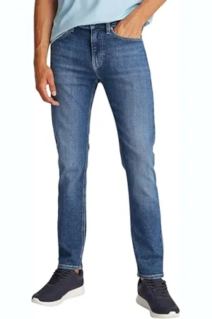Calvin Klein Uomo Jeans Skinny Elasticizzati, Blu ( Medium), 30W/34L