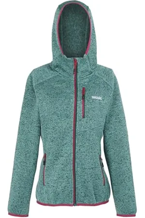 Regatta Womens Newhill Full Zip Hooded Fleece Jacket Pile con Cerniera Intera, , 12 Donna