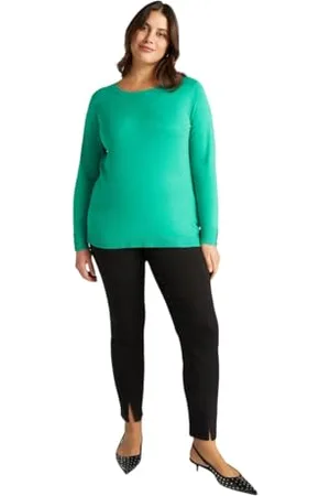 Fiorella rubino : Jeggings con Spacchi al Fondo Curvy Size Stagione Primavera Estate 2025.