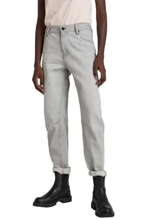 G-Star Donna Arc 3D Boyfriend Jeans, (sun faded grey limestone D19821-D109-D127), 32W / 30L