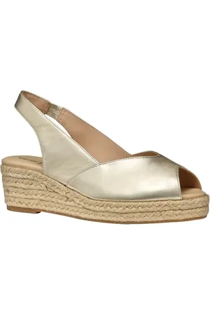 Geox D IBERIDE A, Sandalo con Zeppa Donna, , 39 EU