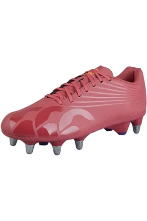 Canterbury Stamped Grndbrk Team, Stivali Unisex-Adulto, Mars Dust/Orange Crush/Giallo Ambra, 44 EU