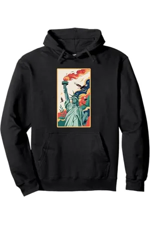 American Needle Lady Liberty America Felpa con Cappuccio