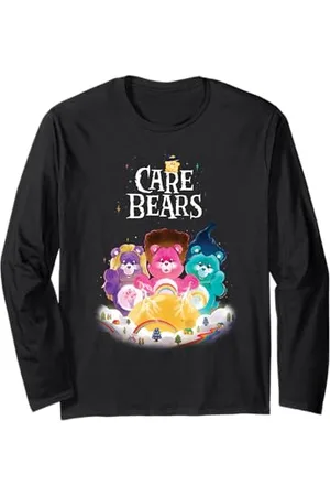 Care Bears Halloween Witches Retro Horror Movie Poster Maglia a Manica