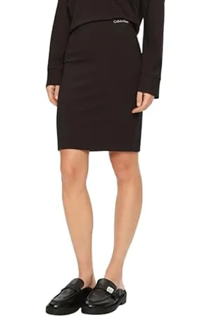 Calvin Klein Milano Logo Elastic Skirt Altre Gonne, , S Donna