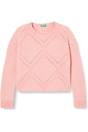 Benetton Maglia G/C M/L 13hhc103v, Maglione Bambine e ragazze, Rosa Antico 03Z, KL